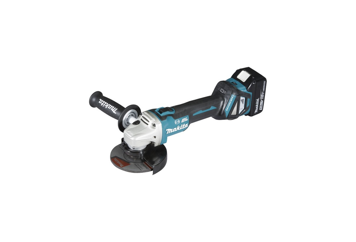 Meuleuse Diamètre  125 mm, 18 V Li-Ion 5 Ah - Makita : Confort'Mat