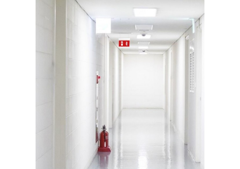 Bloc autonome d'éclairage de sécurité avec pictogramme "EXTINCTEUR"-Suspension - K-B1062-EXTINTOR - Barcelona LED