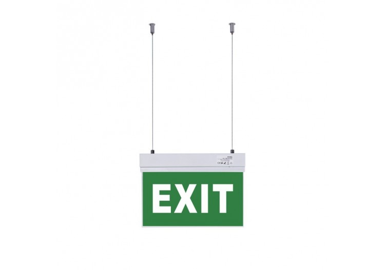 Bloc autonome d'éclairage de sécurité avec pictogramme "EXIT"-Suspension - K-B1062-EXIT - Barcelona LED