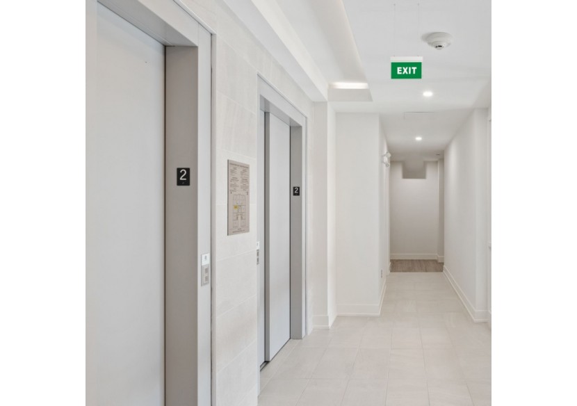 Bloc autonome d'éclairage de sécurité avec pictogramme "EXIT"-Suspension - K-B1062-EXIT - Barcelona LED