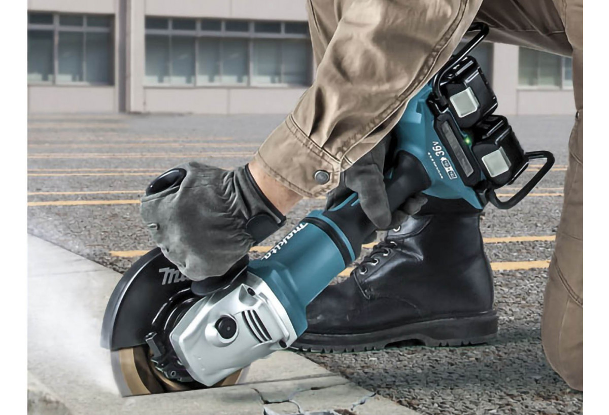 Meuleuse Diamètre  180 mm, 36 V Li-Ion - Makita : Confort'Mat