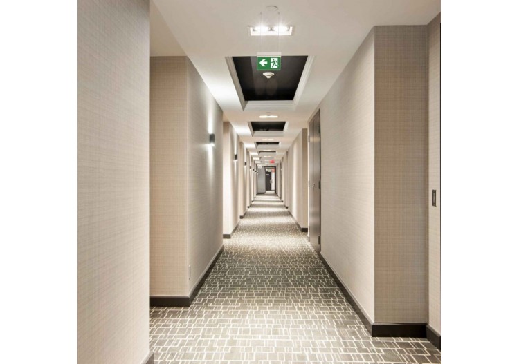 Bloc autonome d'éclairage de sécurité avec pictogramme "SORTIE LATÉRALE"-Suspension - K-B1062-SIDEARROWS - Barcelona LED 2