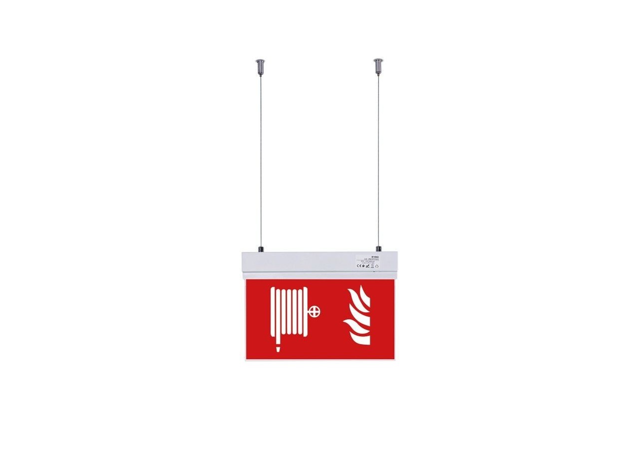 Bloc autonome d'éclairage de sécurité avec pictogramme -Suspension - K-B1062-BOCAINCENDIO - Barcelona LED