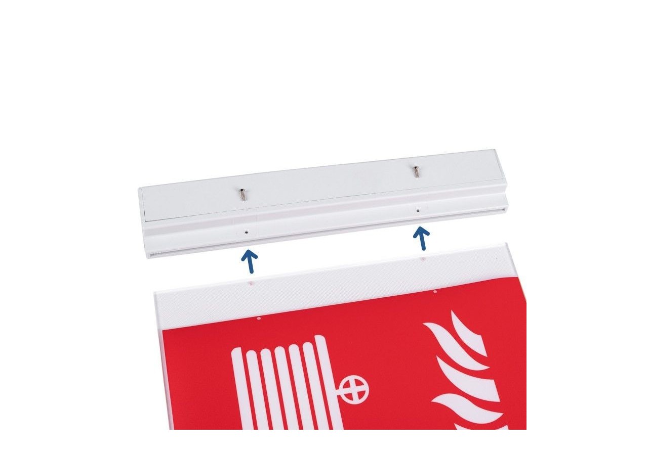 Bloc autonome d'éclairage de sécurité avec pictogramme -Suspension - K-B1062-BOCAINCENDIO - Barcelona LED