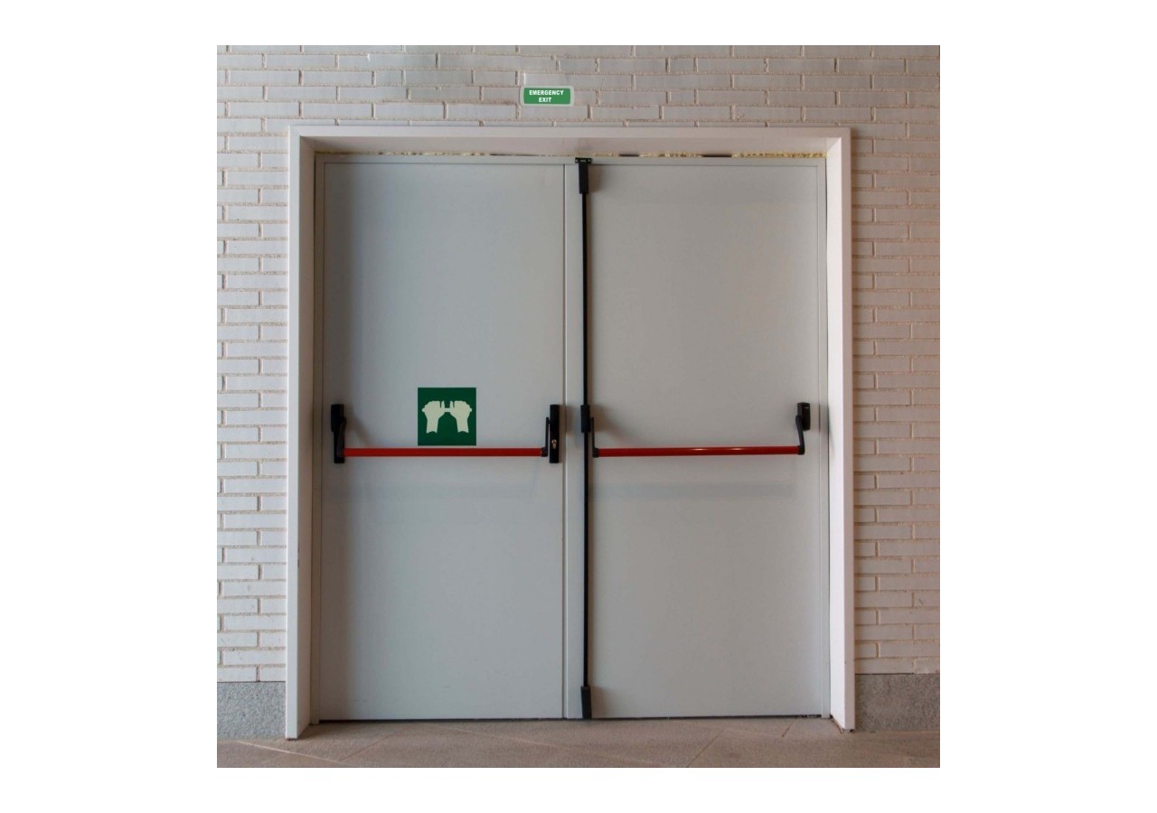 Kit Pictogramme autocollant "EMERGENCY EXIT" + Bloc d'éclairage 3W - K-B1050-EMEXIT - Barcelona LED