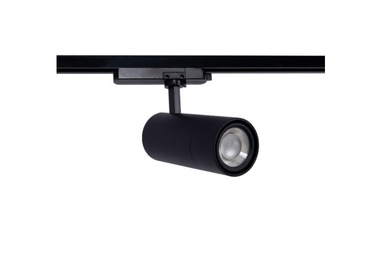 Spot LED sur rail monophasé CCT 25W-COB-Ouverture réglable 24-60 degrés - L6006-CCT-N - Barcelona LED