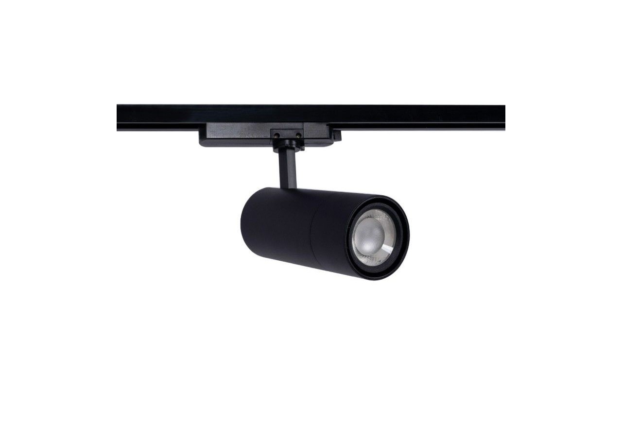 Spot LED sur rail monophasé CCT 25W-COB-Ouverture réglable 24-60 degrés - L6006-CCT-N - Barcelona LED