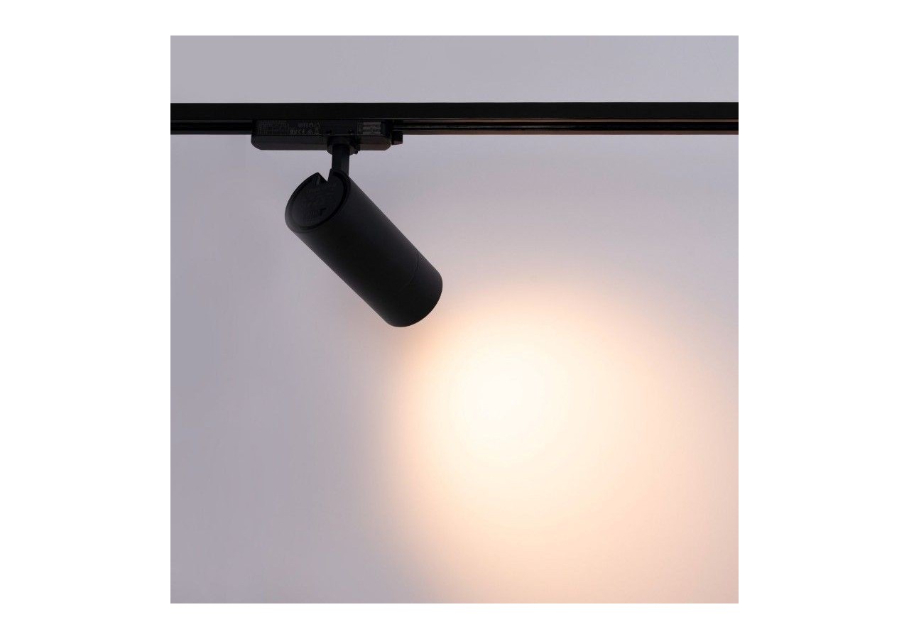 Spot LED sur rail monophasé CCT 25W-COB-Ouverture réglable 24-60 degrés - L6006-CCT-N - Barcelona LED