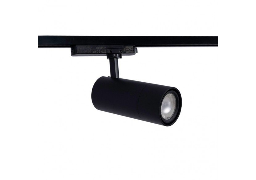 Spot LED sur rail monophasé CCT 25W-COB-Ouverture réglable 24-60 degrés - L6006-CCT-N - Barcelona LED Spot LED sur rail monophasé CCT 25W-COB-Ouverture réglable 24-60 degrés - L6006-CCT-N - Barcelona LED