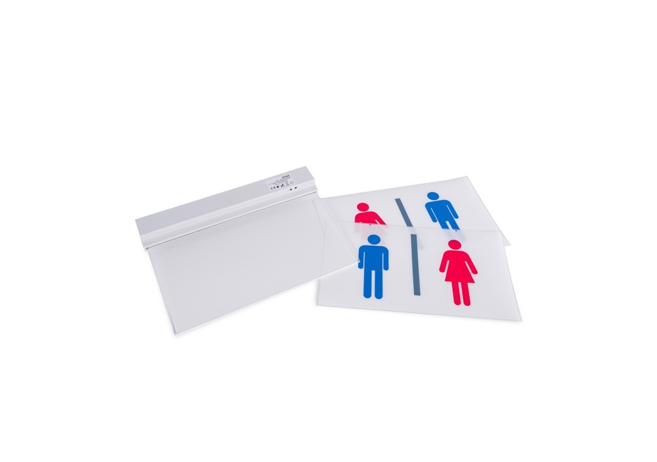 Bloc autonome d'éclairage de sécurité avec pictogramme "TOILETTES"-Encastrable - K-B1063-BAÑOS - Barcelona LED