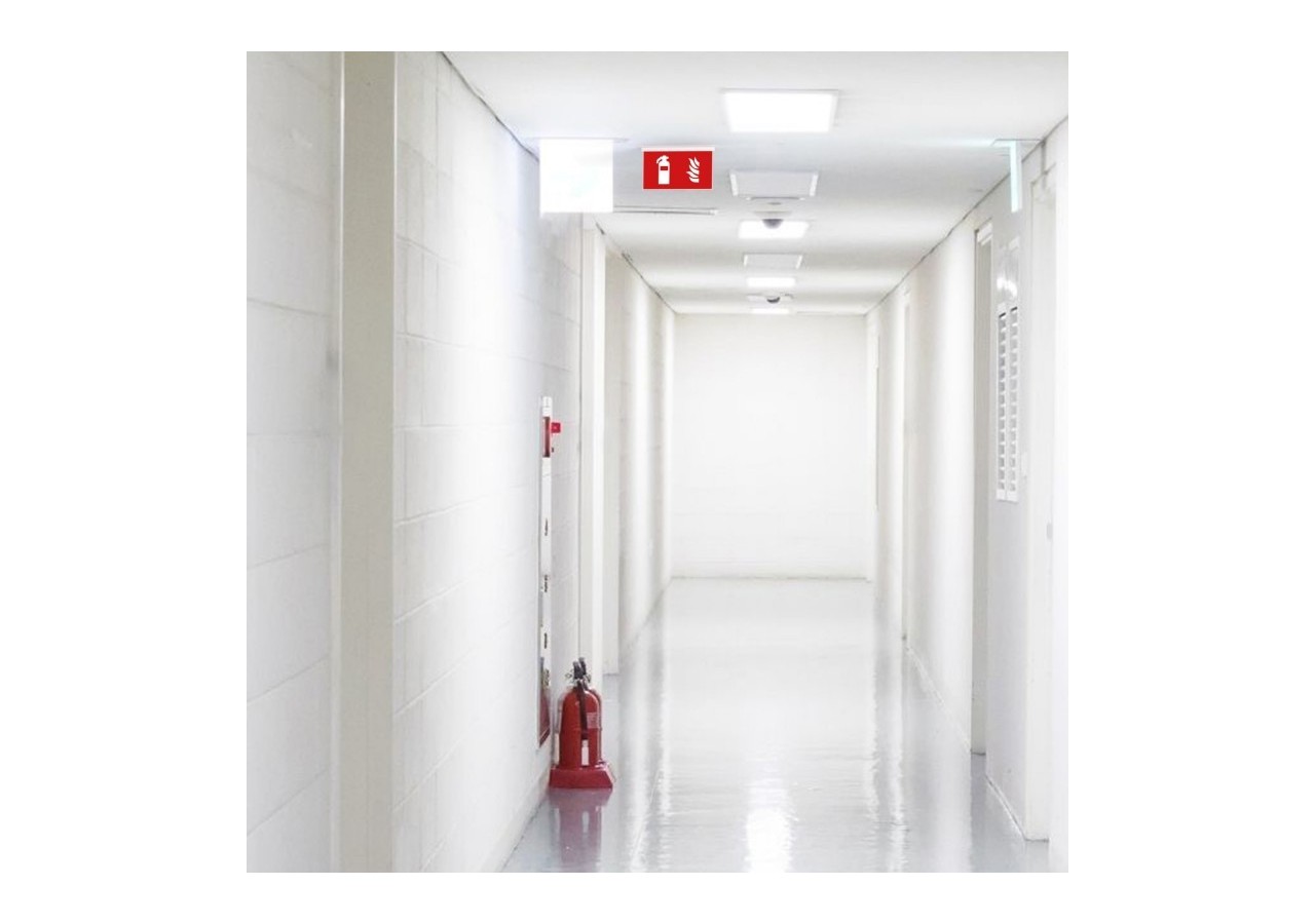 Bloc autonome d'éclairage de sécurité avec pictogramme "EXTINCTEUR"-Encastrable - K-B1063-EXTINTOR - Barcelona LED