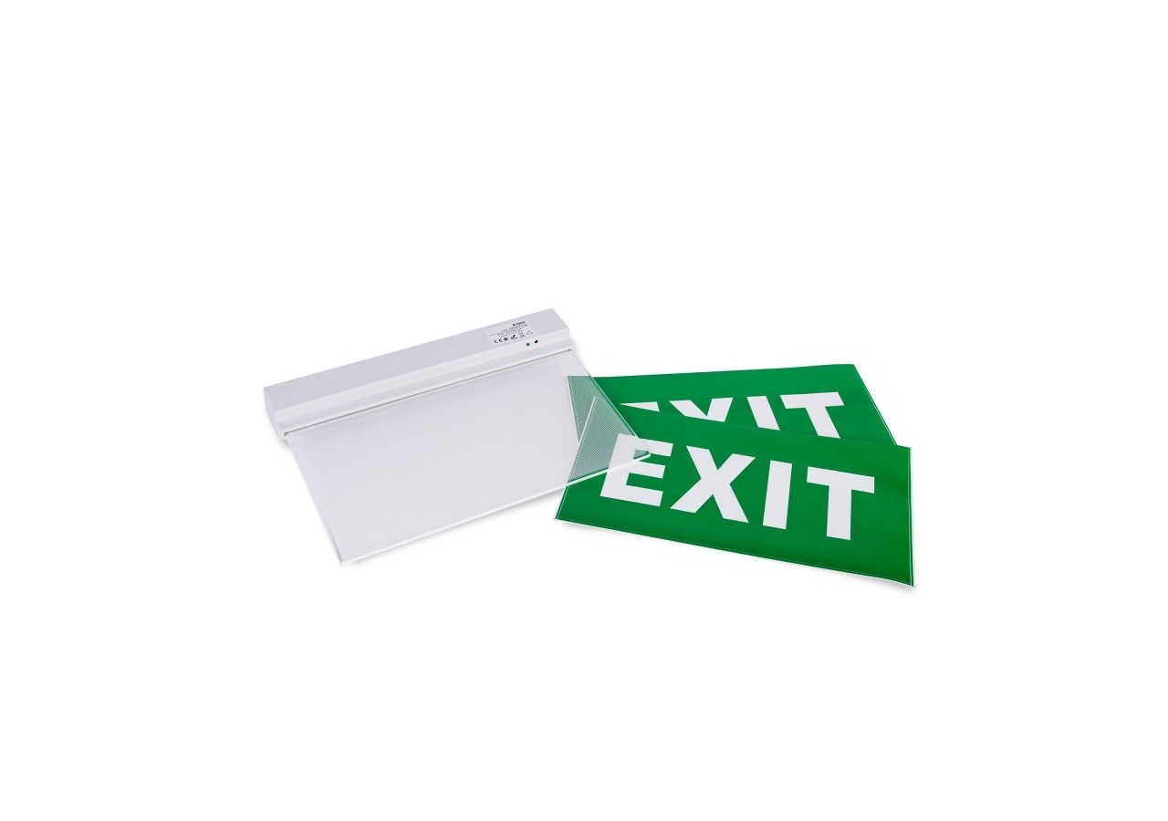 Bloc autonome d'éclairage de sécurité avec pictogramme "EXIT"-Encastrable - K-B1063-EXIT - Barcelona LED
