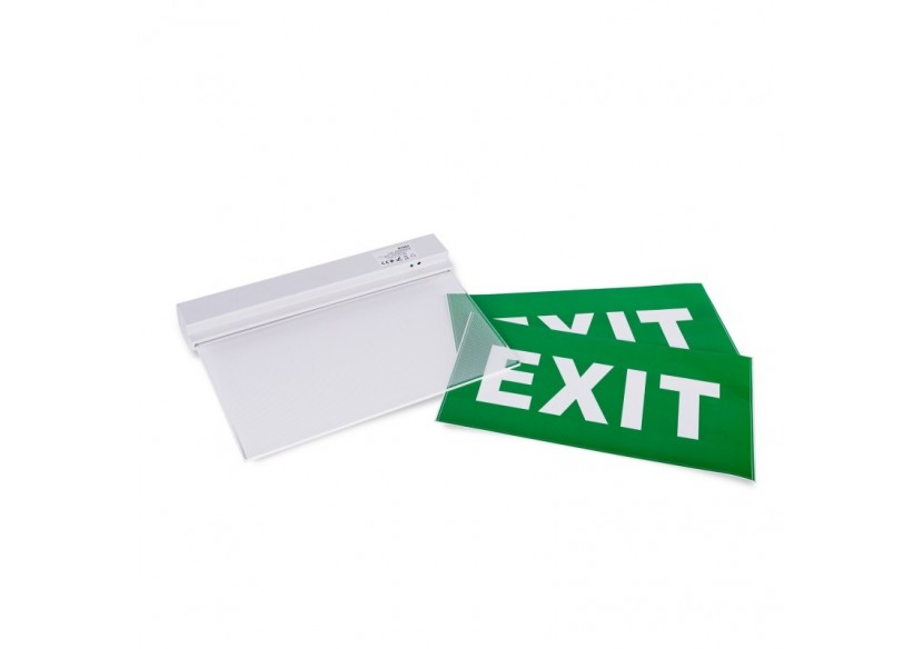 Bloc autonome d'éclairage de sécurité avec pictogramme "EXIT"-Encastrable - K-B1063-EXIT - Barcelona LED Bloc autonome d'éclairage de sécurité avec pictogramme "EXIT"-Encastrable - K-B1063-EXIT - Barcelona LED