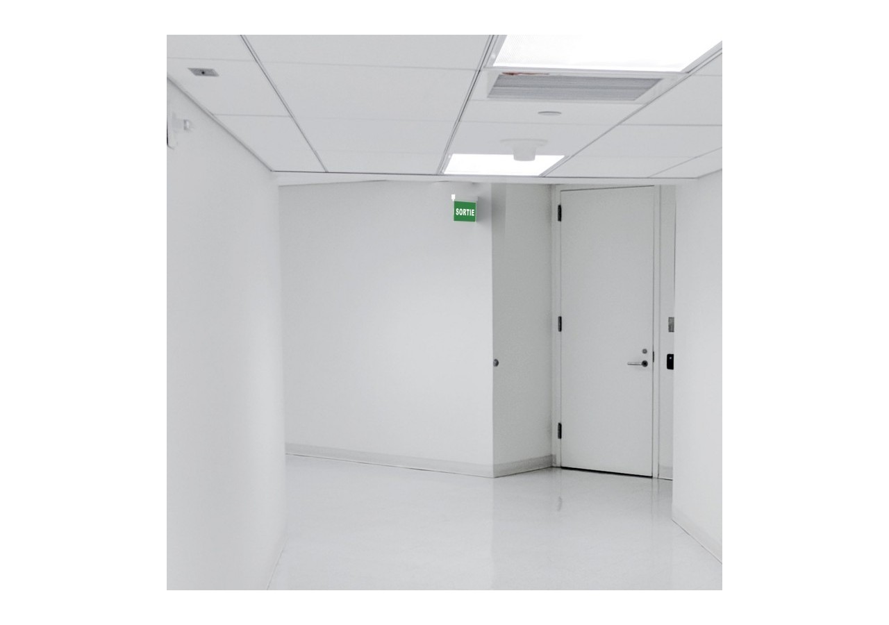 Bloc autonome d'éclairage de sécurité avec panneau "SORTIE" - K-B1061-SORTIE - Barcelona LED