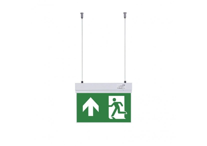 Bloc autonome d'éclairage de sécurité avec pictogramme "SORTIE VERS LE HAUT"-Suspension - K-B1062-UPARROW - Barcelona LED Bloc autonome d'éclairage de sécurité avec pictogramme "SORTIE VERS LE HAUT"-Suspension - K-B1062-UPARROW - Barcelona LED