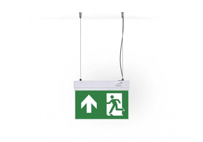 Bloc autonome d'éclairage de sécurité avec pictogramme "SORTIE VERS LE HAUT"-Suspension - K-B1062-UPARROW - Barcelona LED Bloc autonome d'éclairage de sécurité avec pictogramme "SORTIE VERS LE HAUT"-Suspension - K-B1062-UPARROW - Barcelona LED