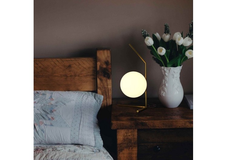 Lampe à poser globe en verre "Octo" - LD1012-D - Barcelona LED 2