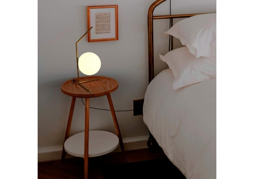 Lampe à poser globe en verre "Octo" - LD1012-D - Barcelona LED Lampe à poser globe en verre "Octo" - LD1012-D - Barcelona LED