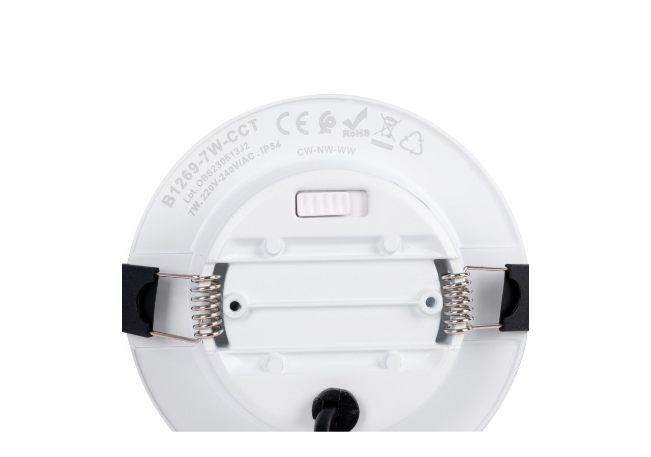 Downlight PRO 7W-CCT-148lm/W-IP54-UGR19-Coupe diamètre 75mm - B1269-7W-CCT - Barcelona LED