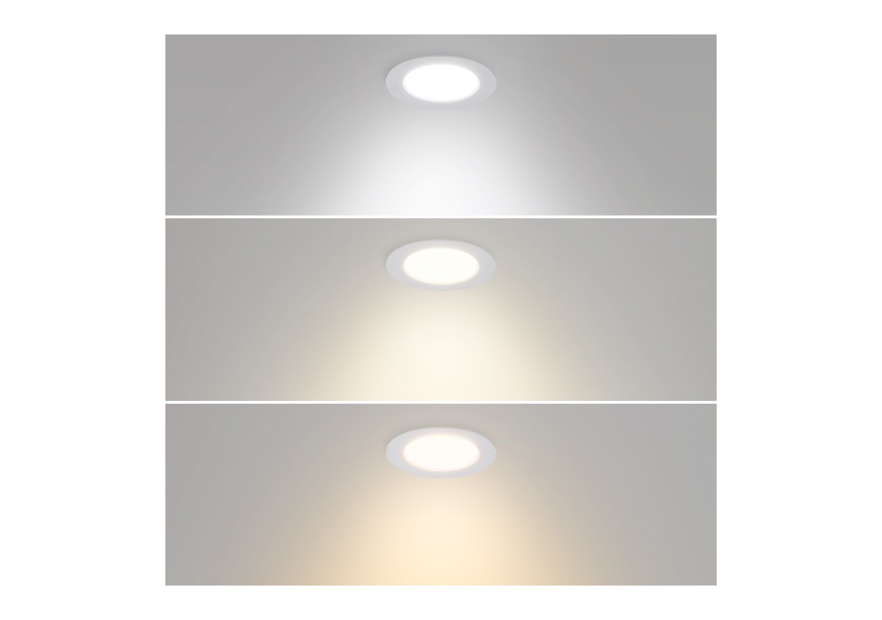 Downlight PRO 7W-CCT-148lm/W-IP54-UGR19-Coupe diamètre 75mm - B1269-7W-CCT - Barcelona LED