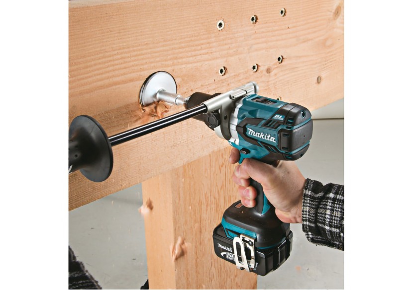 Perceuse visseuse à percussion 18 V Li-Ion 5 Ah expert - Makita : Confort'Mat