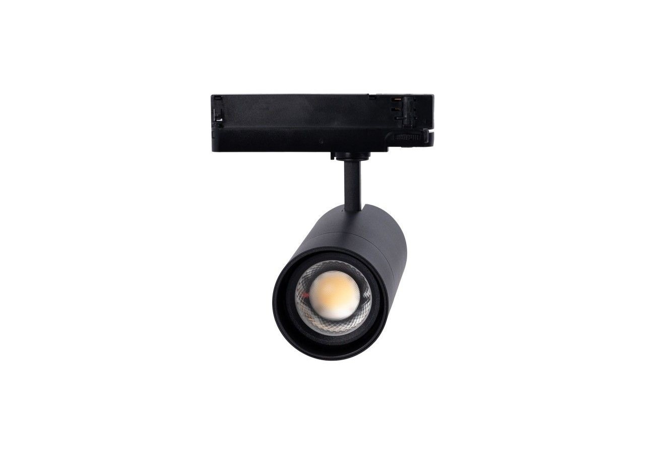 Spot LED sur rail triphasé CCT-Puissance réglable 30-40W-COB-Multiangle 24-60 degrés . - L6007-CCT-N - Barcelona LED