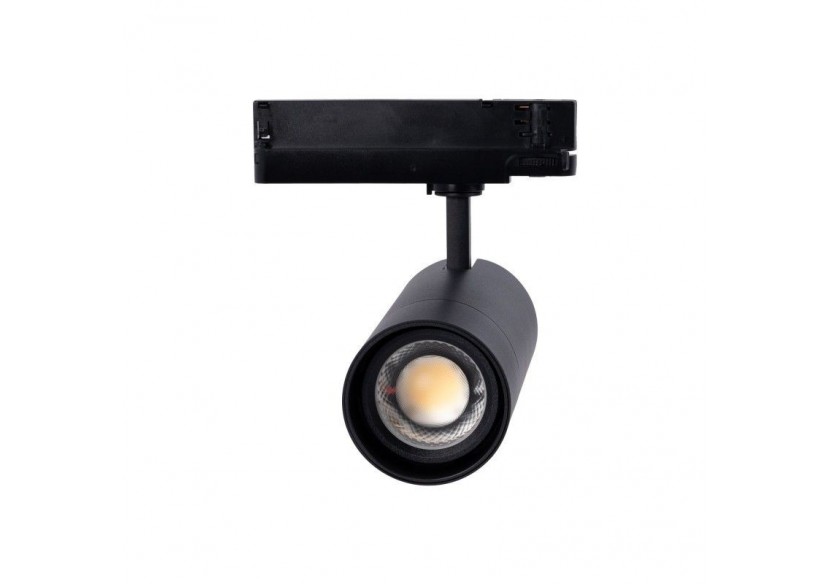 Spot LED sur rail triphasé CCT-Puissance réglable 30-40W-COB-Multiangle 24-60 degrés . - L6007-CCT-N - Barcelona LED