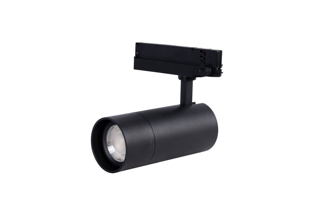 Spot LED sur rail triphasé CCT-Puissance réglable 30-40W-COB-Multiangle 24-60 degrés . - L6007-CCT-N - Barcelona LED
