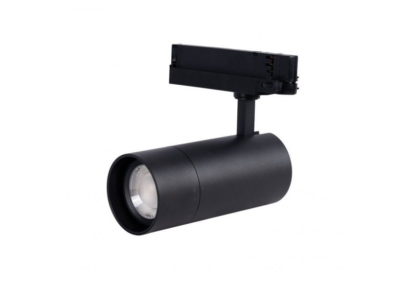 Spot LED sur rail triphasé CCT-Puissance réglable 30-40W-COB-Multiangle 24-60 degrés . - L6007-CCT-N - Barcelona LED