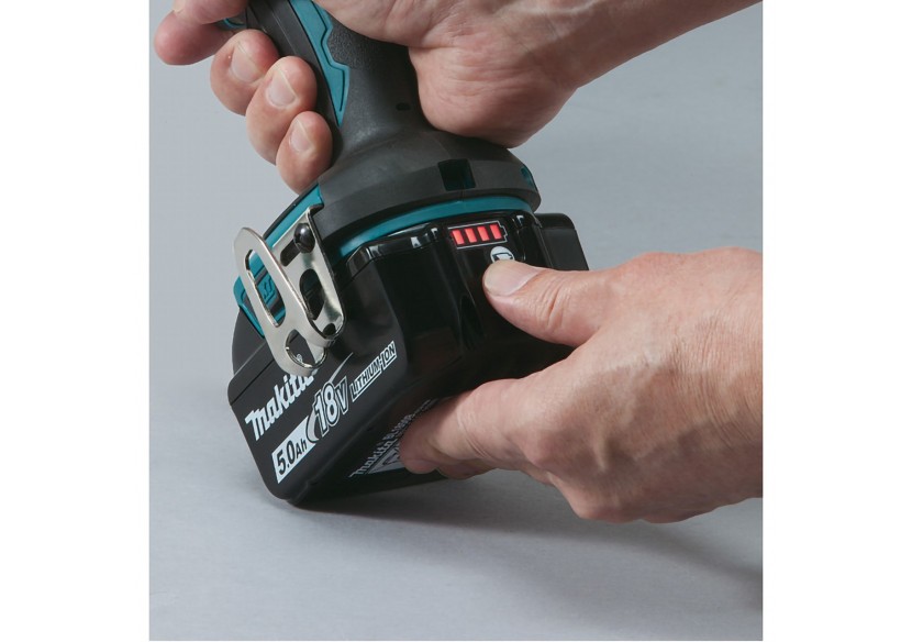 Perceuse visseuse à percussion 18 V Li-Ion 4 Ah usage quotidien - Makita : Confort'Mat