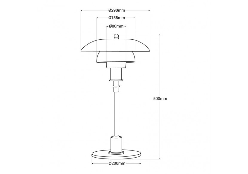 Lampe de table design "Marshal" - LC202-D - Barcelona LED