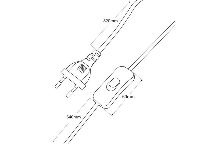 Applique murale orientable avec câble et prise "Pitt" / Inspiration "Petite Potence" - L3094-N - Barcelona LED
