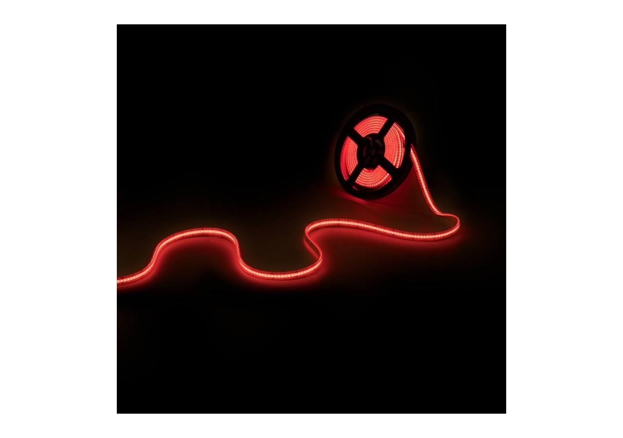 Ruban LED COB 24V DC-RGB-12W/m-12mm-IP67-Rouleau de 5m-Sécable tous les 33mm - BLSCOB-24V12W-IP67-RGB - Barcelona LED