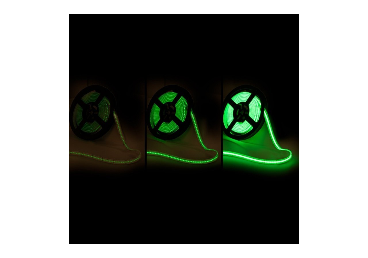 Ruban LED COB 24V DC-RGB-12W/m-12mm-IP67-Rouleau de 5m-Sécable tous les 33mm - BLSCOB-24V12W-IP67-RGB - Barcelona LED