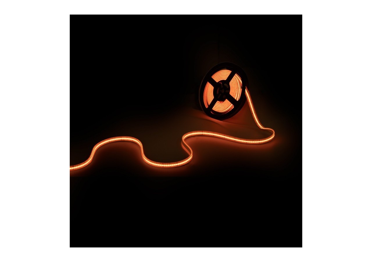 Ruban LED COB 24V DC-RGB-12W/m-12mm-IP67-Rouleau de 5m-Sécable tous les 33mm - BLSCOB-24V12W-IP67-RGB - Barcelona LED