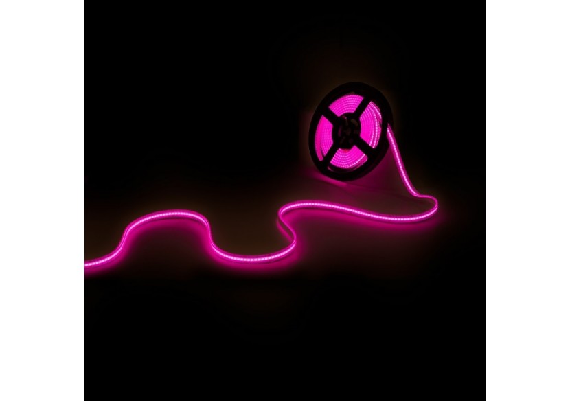 Ruban LED COB 24V DC-RGB-12W/m-12mm-IP67-Rouleau de 5m-Sécable tous les 33mm - BLSCOB-24V12W-IP67-RGB - Barcelona LED