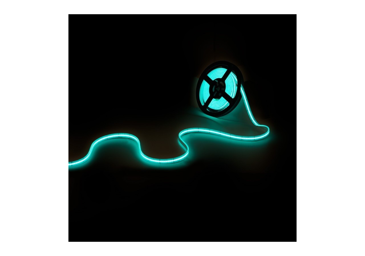 Ruban LED COB 24V DC-RGB-12W/m-12mm-IP67-Rouleau de 5m-Sécable tous les 33mm - BLSCOB-24V12W-IP67-RGB - Barcelona LED