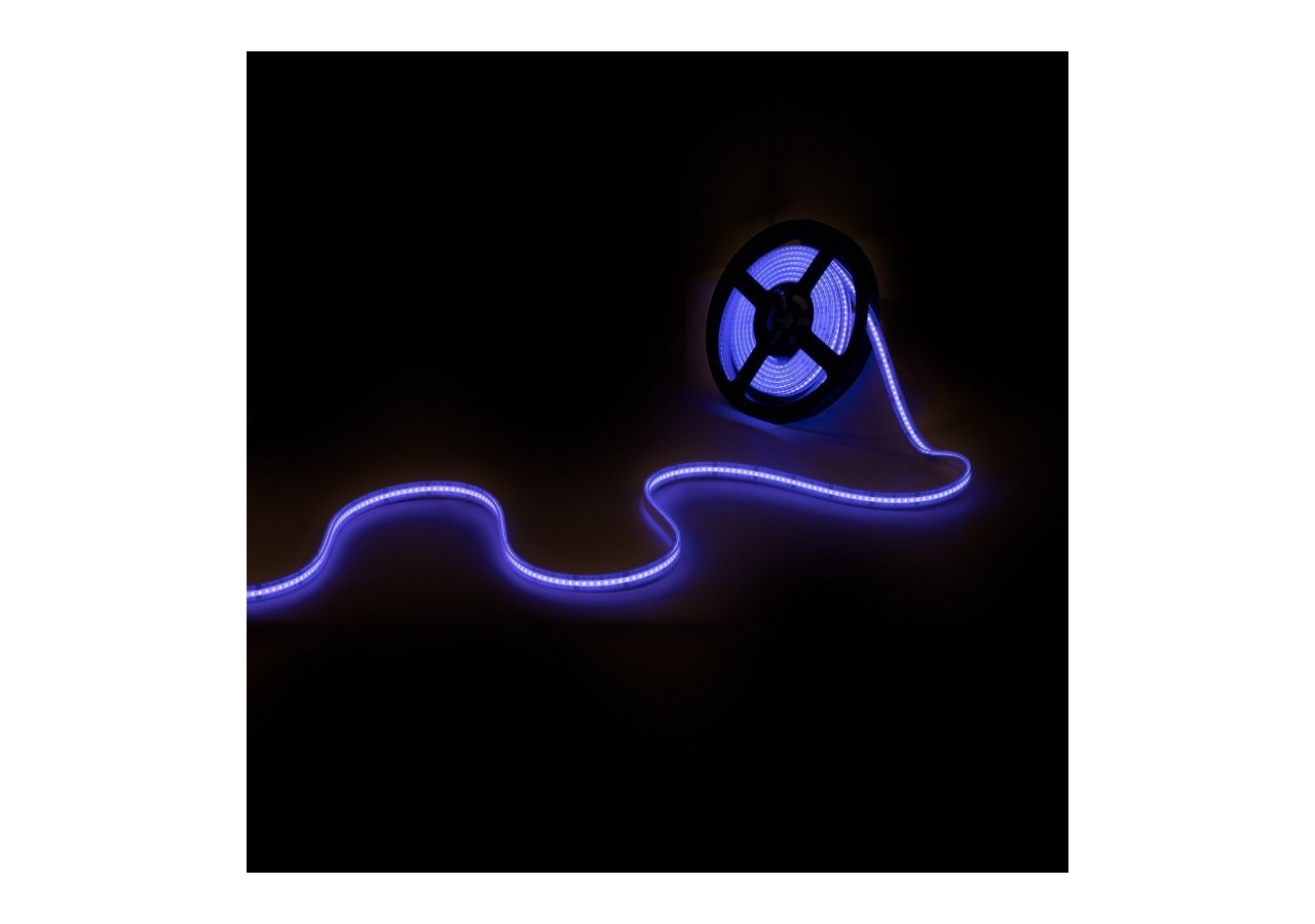 Ruban LED COB 24V DC-RGB-12W/m-12mm-IP67-Rouleau de 5m-Sécable tous les 33mm - BLSCOB-24V12W-IP67-RGB - Barcelona LED