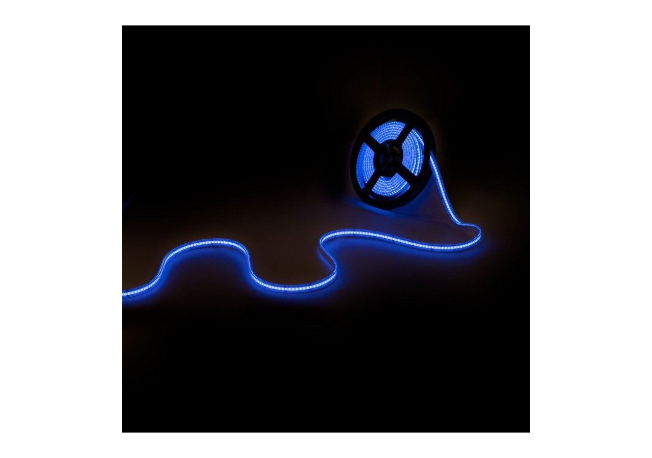 Ruban LED COB 24V DC-RGB-12W/m-12mm-IP67-Rouleau de 5m-Sécable tous les 33mm - BLSCOB-24V12W-IP67-RGB - Barcelona LED