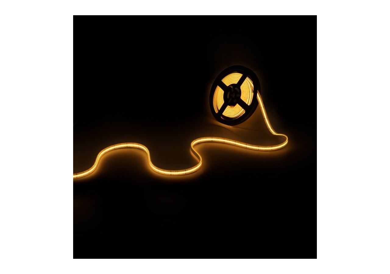 Ruban LED COB 24V DC-RGB-12W/m-12mm-IP67-Rouleau de 5m-Sécable tous les 33mm - BLSCOB-24V12W-IP67-RGB - Barcelona LED