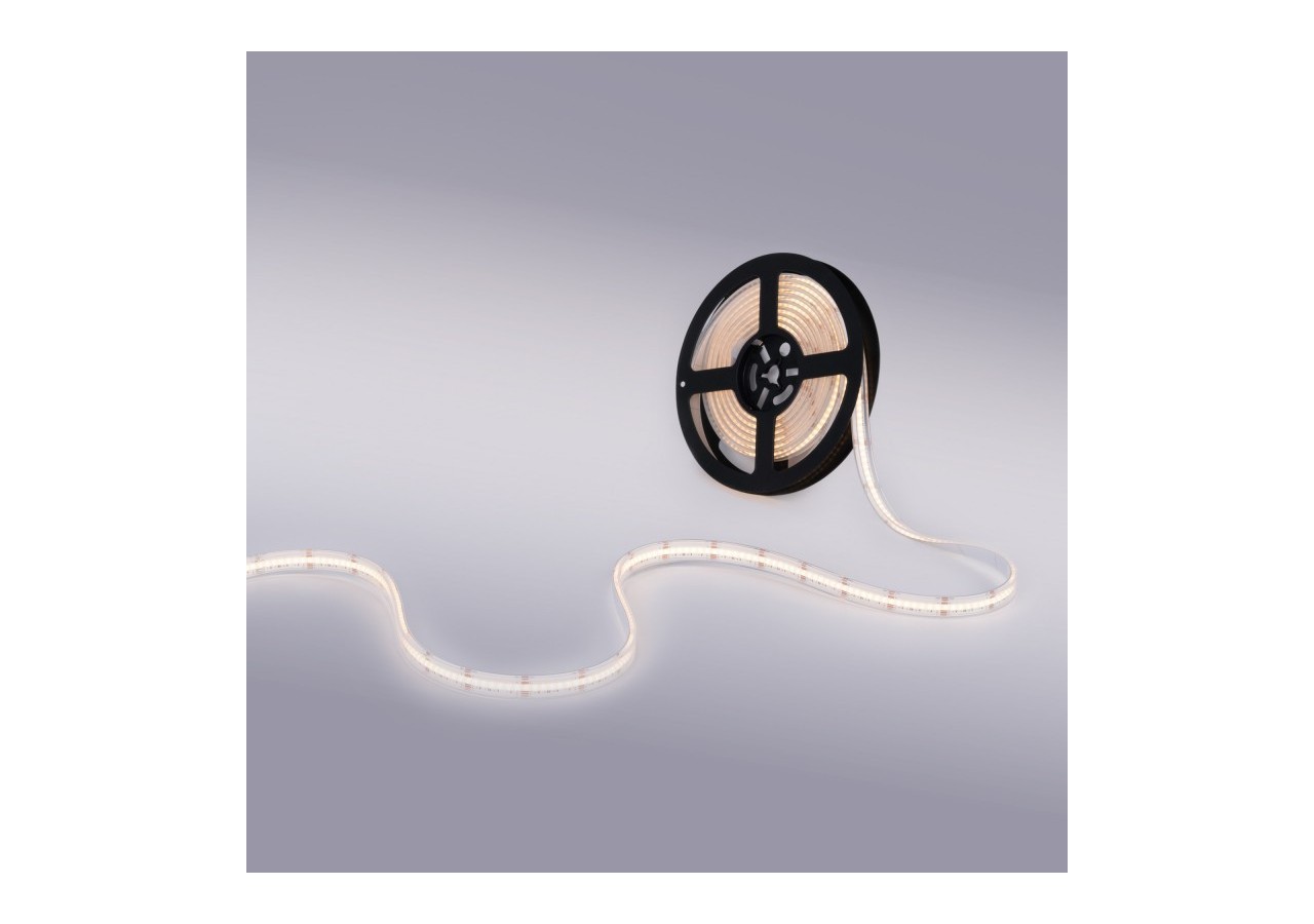 Ruban LED COB 24V DC-RGB / RGBWW-19W/m-14mm-IP67-Rouleau de 5m-Sécable tous les 33mm - BLSCOB-24V19W-IP67-RGBWW - Barcelona LED