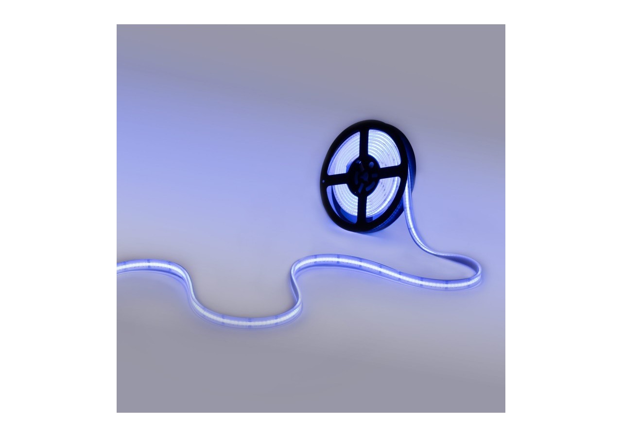 Ruban LED COB 24V DC-RGB / RGBWW-19W/m-14mm-IP67-Rouleau de 5m-Sécable tous les 33mm - BLSCOB-24V19W-IP67-RGBWW - Barcelona LED