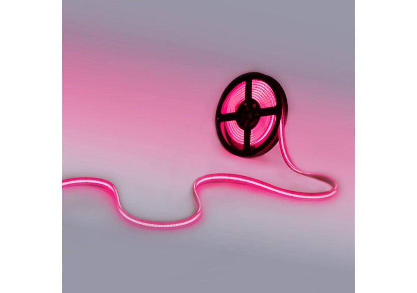 Ruban LED COB 24V DC-RGB / RGBWW-19W/m-14mm-IP67-Rouleau de 5m-Sécable tous les 33mm - BLSCOB-24V19W-IP67-RGBWW - Barcelona LED