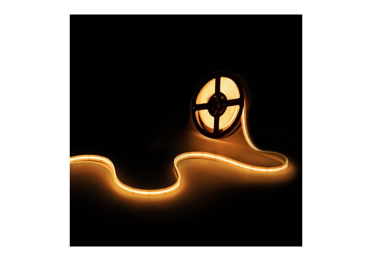 Ruban LED COB 24V DC-RGB / RGBWW-19W/m-14mm-IP67-Rouleau de 5m-Sécable tous les 33mm - BLSCOB-24V19W-IP67-RGBWW - Barcelona LED