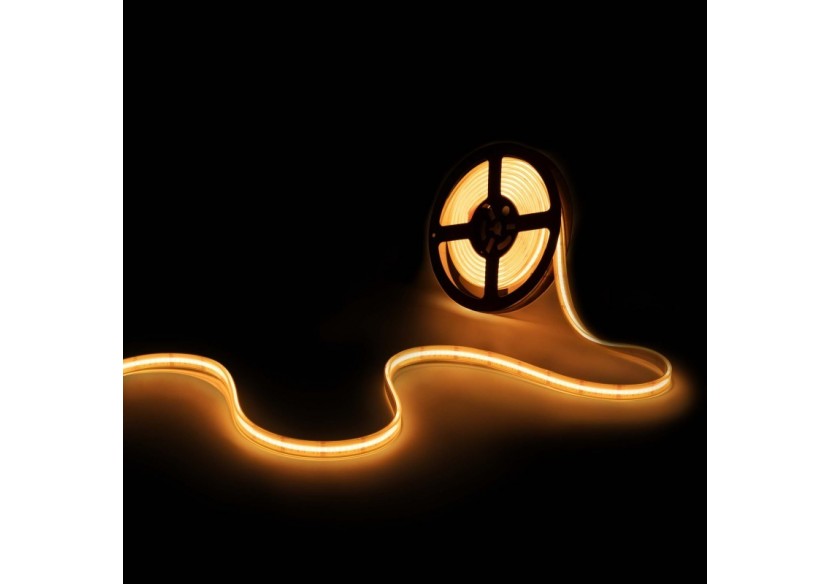 Ruban LED COB 24V DC-RGB / RGBWW-19W/m-14mm-IP67-Rouleau de 5m-Sécable tous les 33mm - BLSCOB-24V19W-IP67-RGBWW - Barcelona LED