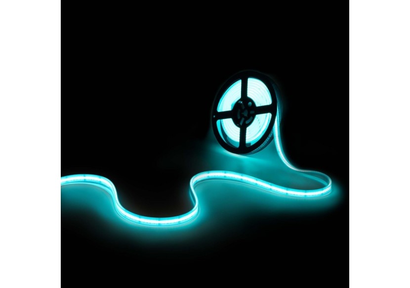 Ruban LED COB 24V DC-RGB / RGBWW-19W/m-14mm-IP67-Rouleau de 5m-Sécable tous les 33mm - BLSCOB-24V19W-IP67-RGBWW - Barcelona LED