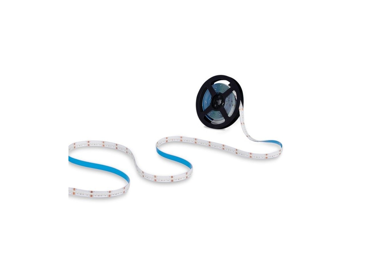 Ruban LED COB 24V DC-RGB / RGBWW-19W/m-12mm-IP20-Rouleau de 5m-Sécable tous les 33mm - BLSCOB-24V19W-IP20-RGBWW - Barcelona LED