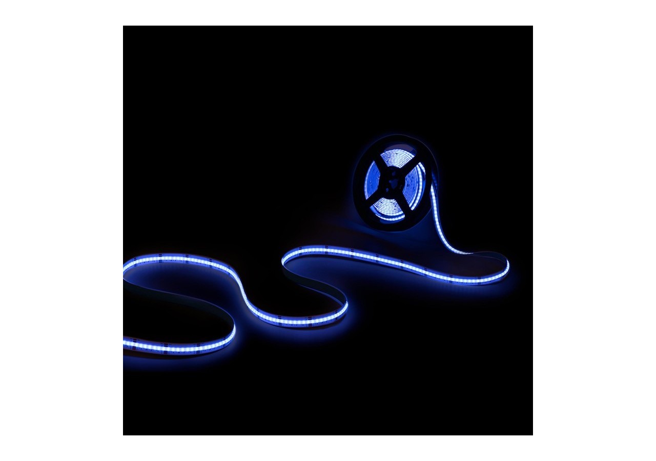 Ruban LED COB 24V DC-RGB / RGBWW-19W/m-12mm-IP20-Rouleau de 5m-Sécable tous les 33mm - BLSCOB-24V19W-IP20-RGBWW - Barcelona LED