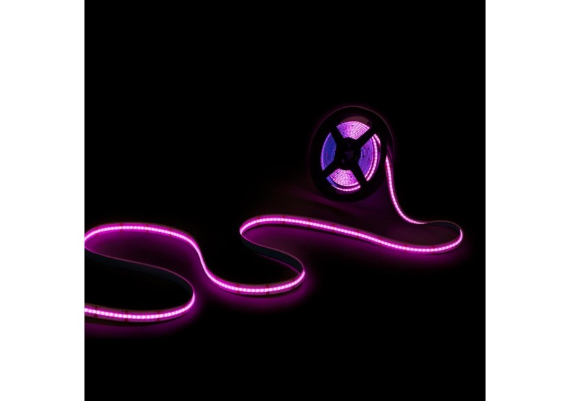 Ruban LED COB 24V DC-RGB / RGBWW-19W/m-12mm-IP20-Rouleau de 5m-Sécable tous les 33mm - BLSCOB-24V19W-IP20-RGBWW - Barcelona LED