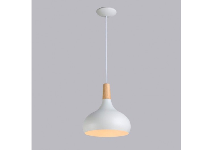 Suspension en métal et bois "Loop" - LN3020-B - Barcelona LED